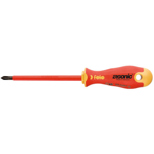 Felo 400 Insulated Ergonic Screwdriver (1000V) Phillips #2 x 100mm-Hand Tools-Tool Factory
