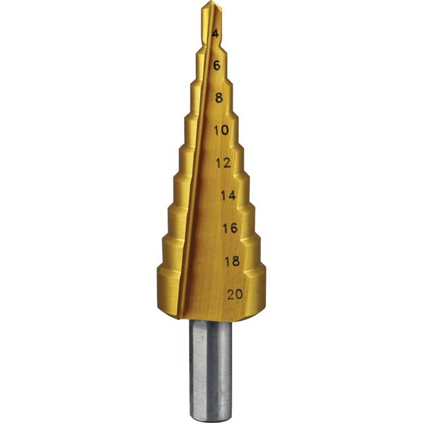 Unikut Step Drill Straight Flute 5-25Mm | Accessories - Straight Flutes (Metric)-Power Tools-Tool Factory