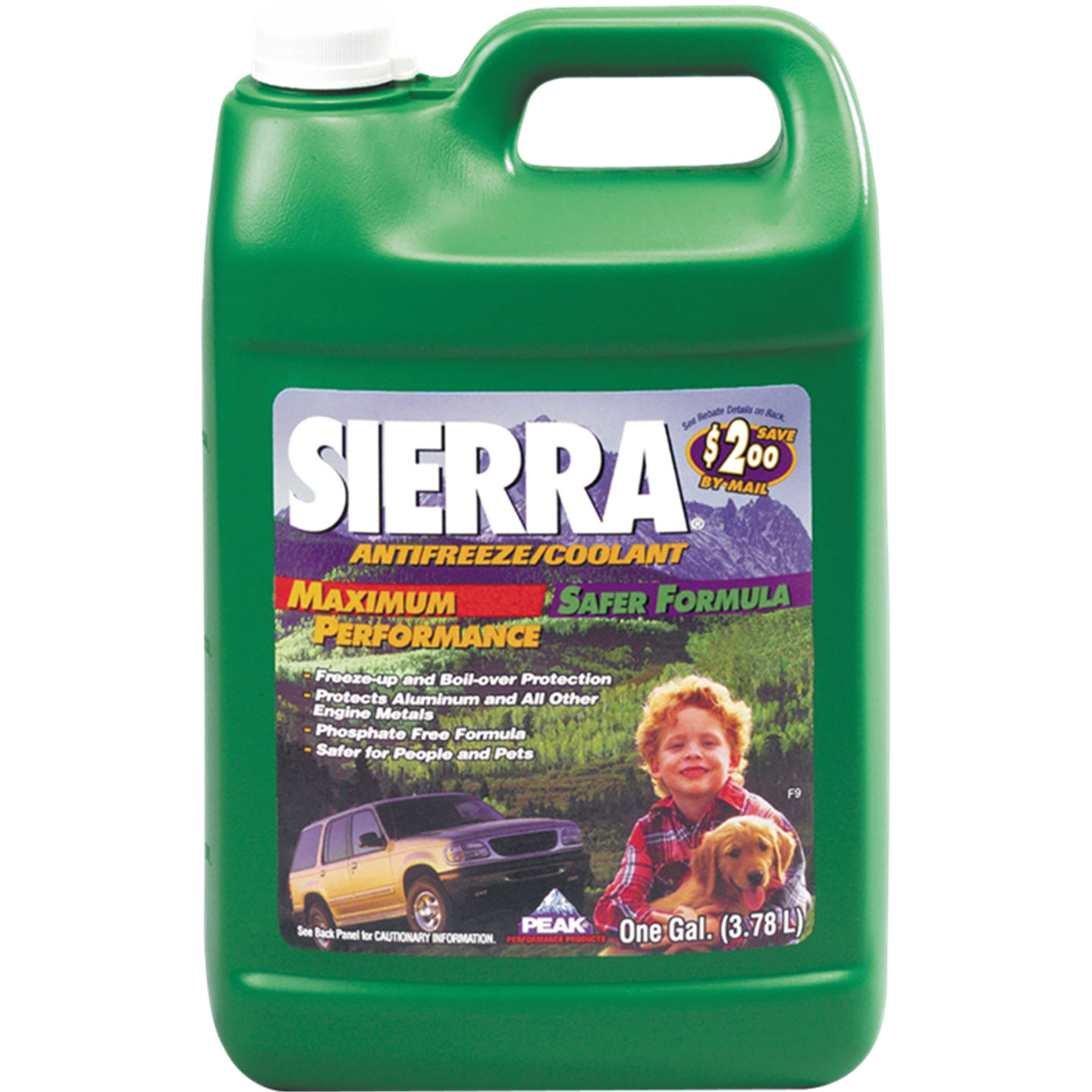 Peak Sierra Coolant/A-F 1 Gal / 3.78L-Coolant & Antifreeze-Tool Factory
