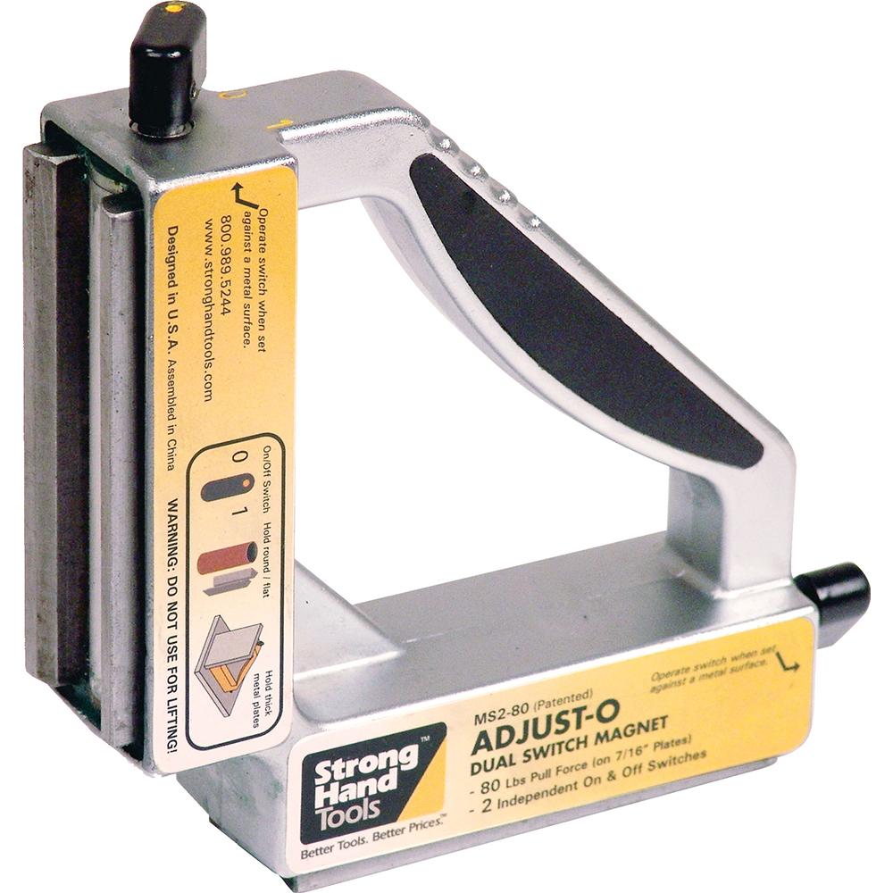 Stronghand Adjust-O Dual Switch Magnet Square 55Kg | Magnetic Squares-Welding-Tool Factory