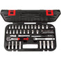 AmPro AmPro ¼" Drive 45 Piece Bit and Socket Set 7/32-9/16" & 4-13mm-Sockets & Accessories-Tool Factory