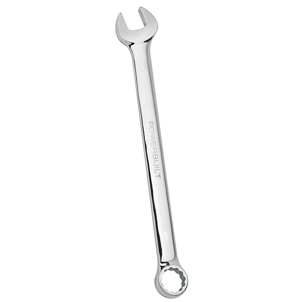 Powerbuilt 9mm Ring and Open End Spanner - Mirror Polished