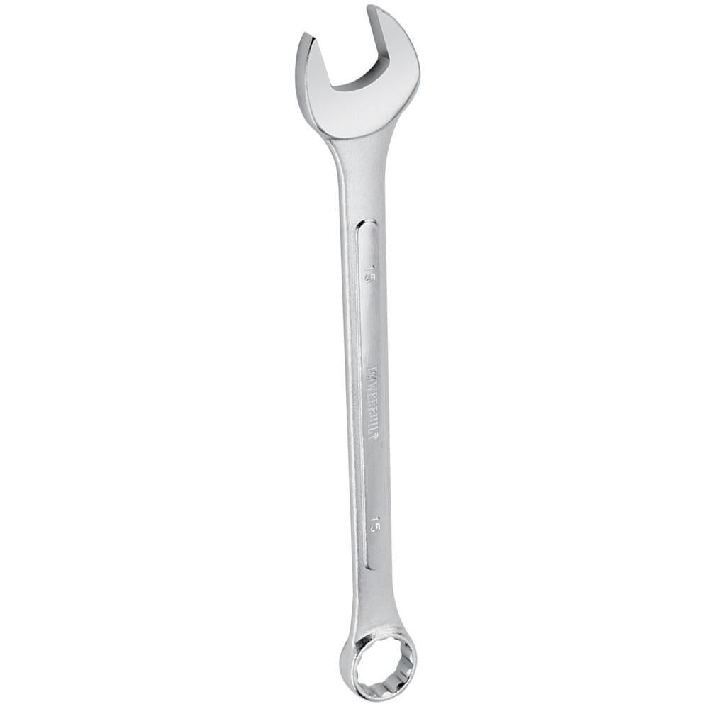 Powerbuilt 1 13/16" Ring and Open End Spanner - Raised Panel