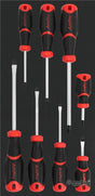 AMPRO Power Grip Screwdriver Set 8pc