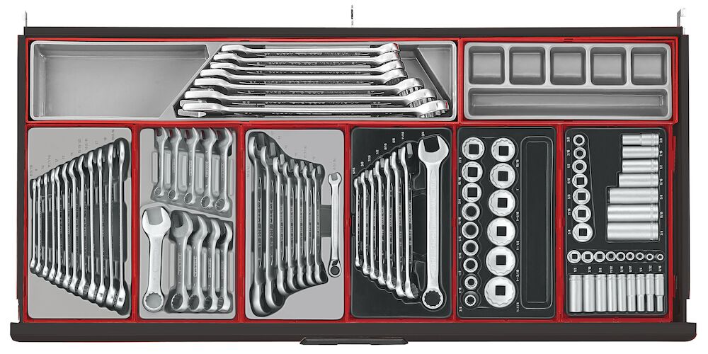 Teng 1004pc MM/AF Work Station Tool Kit (Black)