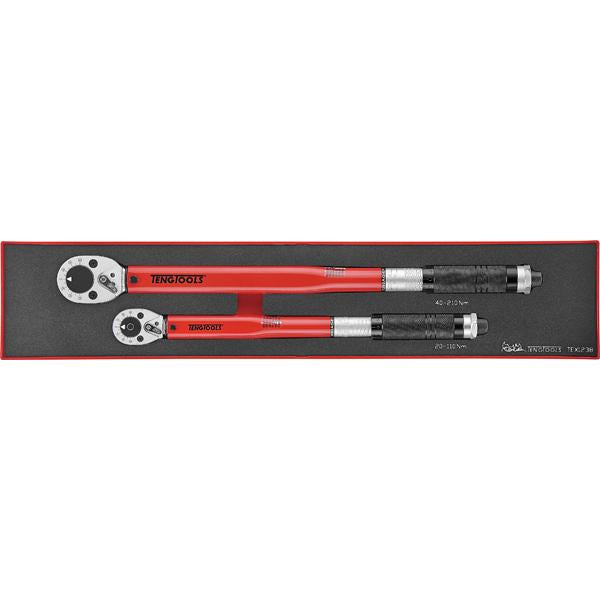 2Pc 3/8In & 1/2In Dr. Torque Wrench Set | Tool Tray Sets - Combo Drive-Hand Tools-Tool Factory