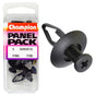 Champion Scrivet Clip Black 20mm HD x 20mm -5pk