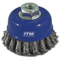 ITM Twist Knot Cup Brush Steel 50mm