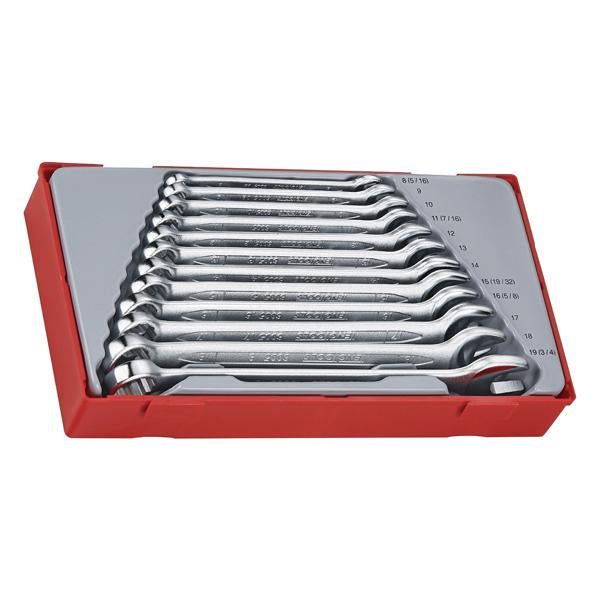 12Pc Roe Combination Spanner Set 8-19Mm | Tool Tray Sets - Metric-Hand Tools-Tool Factory