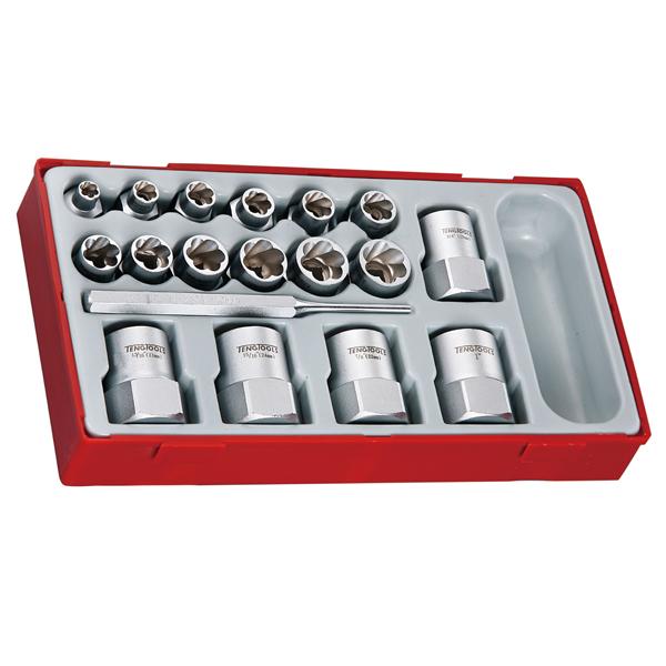 Teng 3/8In & 1/2In Dr. Stud Ext Skt Set - Tc-Tray | Tool Tray Sets-Hand Tools-Tool Factory