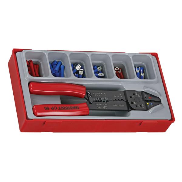121Pc Crimping Set W/Terminals | Tool Tray Sets-Hand Tools-Tool Factory