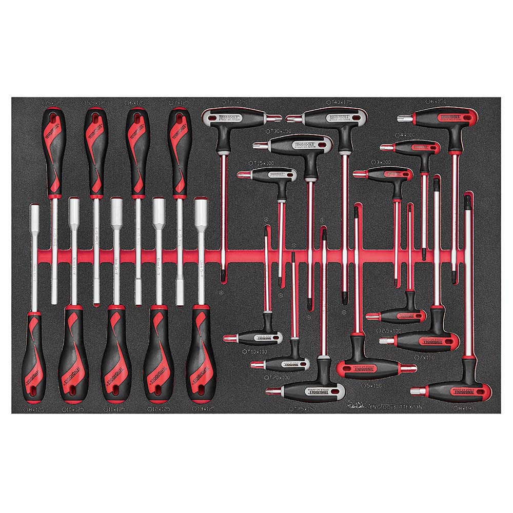 Teng 23pc Nut & T-Handle Driver Set (EVA)