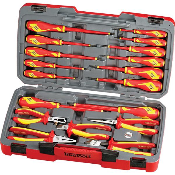 Teng 18Pc 1000V Vde Plier & Screwdriver Set | Insulated Tools - Sets-Hand Tools-Tool Factory