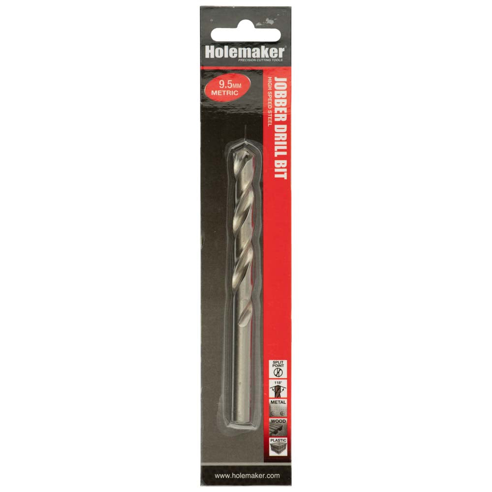 Holemaker Jobber Drill 9.5mm - 1pc (Carded)