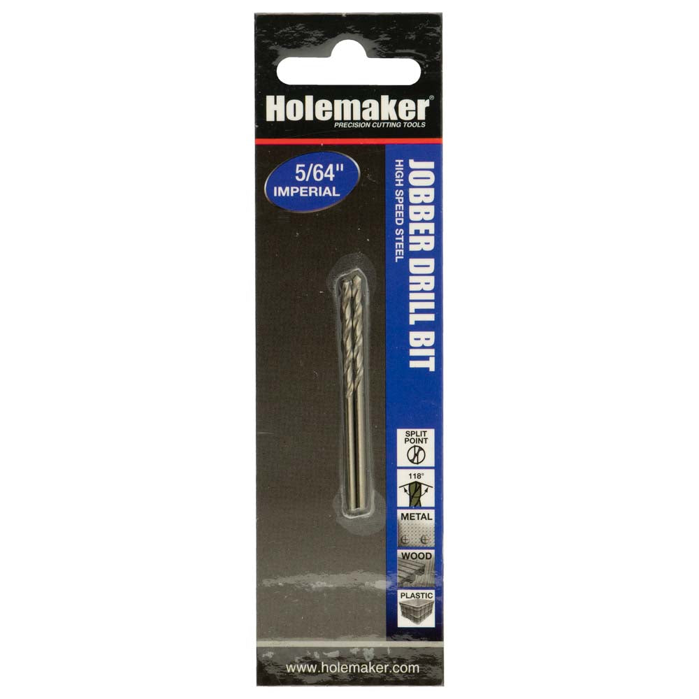 Holemaker Jobber Drill 5/64in - 2pc (Carded)