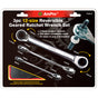 AmPro Double Geared Wrench Set 3pc 8 - 19mm-Hand Tools-Tool Factory