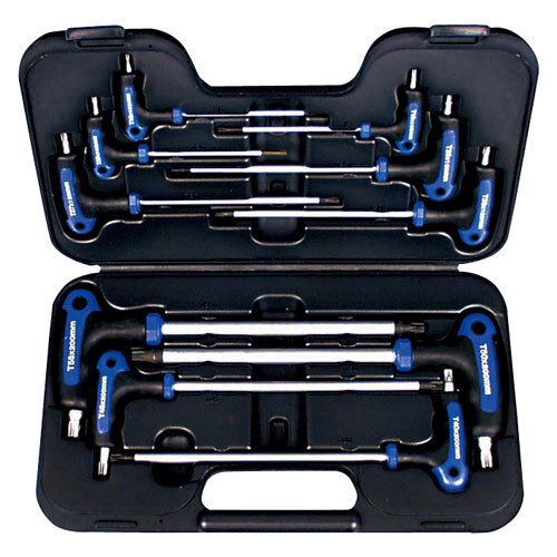 AmPro T-Handle Star Wrench Set 10pc T10-T55-Hand Tools-Tool Factory