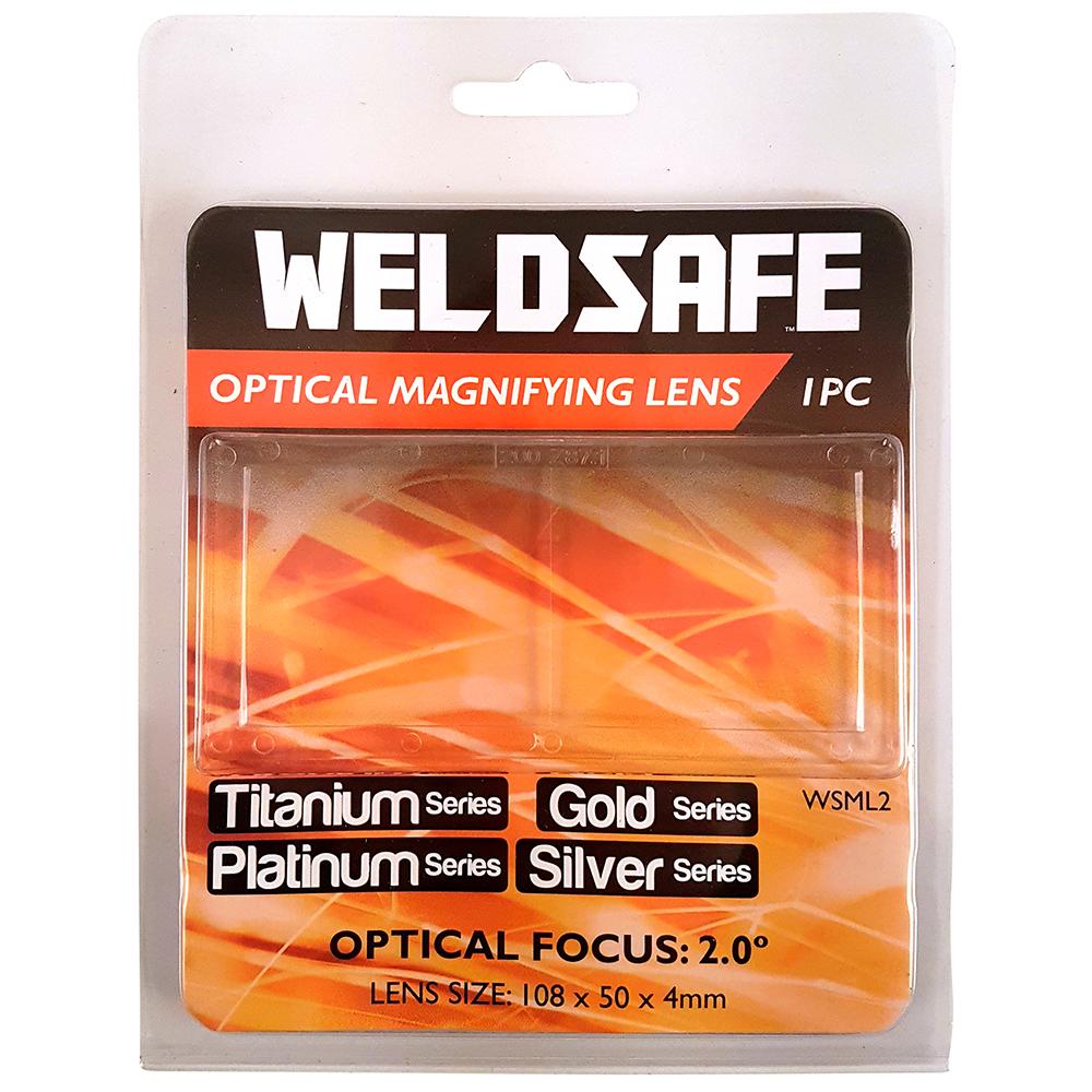 Weldsafe Welding Helmet Magnifying Lens 2.5 °