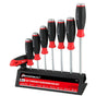 Powerbuilt 8pc ‘Go-Through’ Screwdriver Set