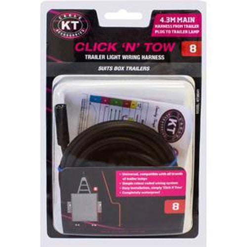 Kt C'N'T 5P To 4P Main Wire Harness-4.3M (#8)** | Click 'N' Tow Trailer Connections-Automotive & Electrical Accessories-Tool Factory