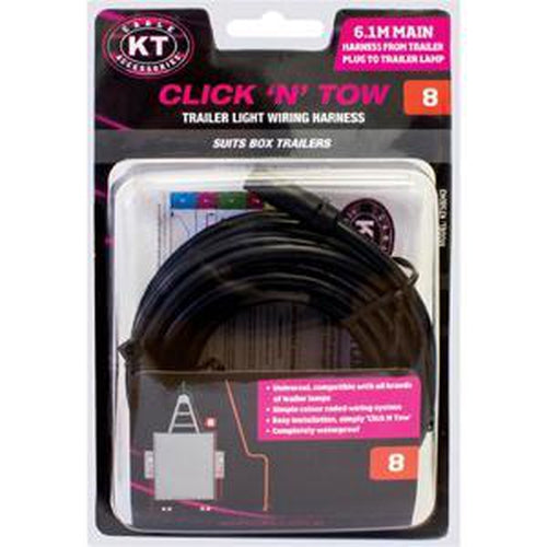 Kt C'N'T 5P To 4P Main Wire Harness-6.1M (#8)** | Click 'N' Tow Trailer Connections-Automotive & Electrical Accessories-Tool Factory