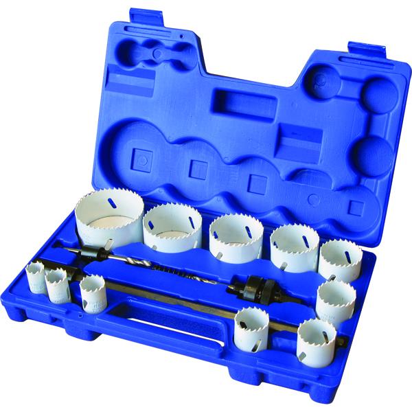 Proequip 15Pc Bi-Metal Hole Saw Kit 19-76Mm (M3 Hss) | Accessories-Power Tools-Tool Factory