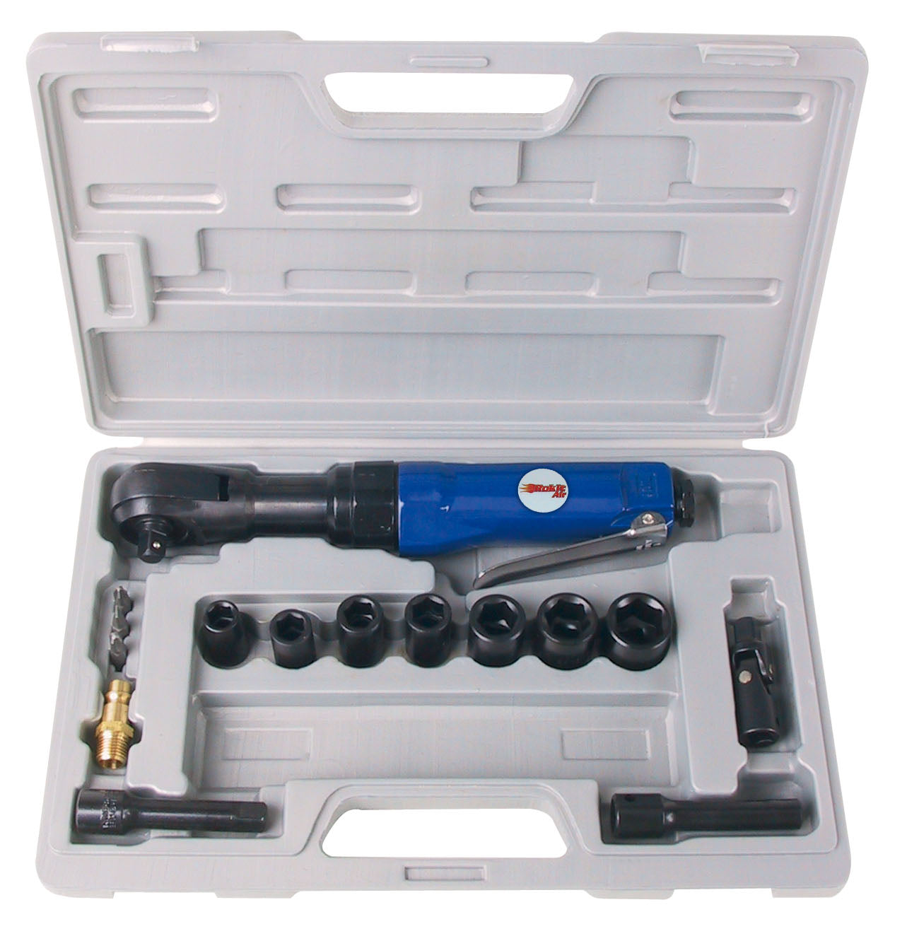 RokitAir 3/8" AIR RATCHET WRENCH KIT 17PC